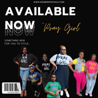 “PRAY GIRL”Prophetic Worship Tee(YELLOW,PINK,BLACK)