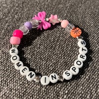 Image 2 of Women In Sports Bracelet or Keychain