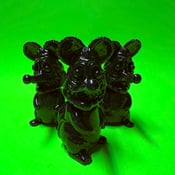 Image of Translucent Black w/ Gold glitter Finkmice!