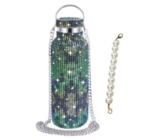 Image 1 of Perla Diamond Tumbler 17oz, 25oz, 32oz, | Green Python