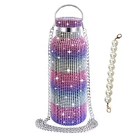 Image 1 of Perla Diamond Tumbler 17oz, 25oz, 32oz | Rainbow Brite
