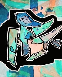 HVSK Seahorse Painting, Original