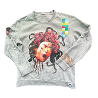 Image 1 of  Custom Vintage Valentino Sweatshirt – “Off With Your Head” (M)