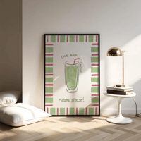 Image 1 of Iced Matcha Print