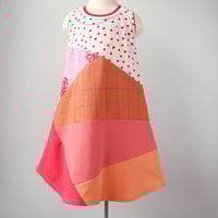 Image 3 of ladybug colorblock patchwork 5/6 swing tank racerback courtneycourtney dress sundress