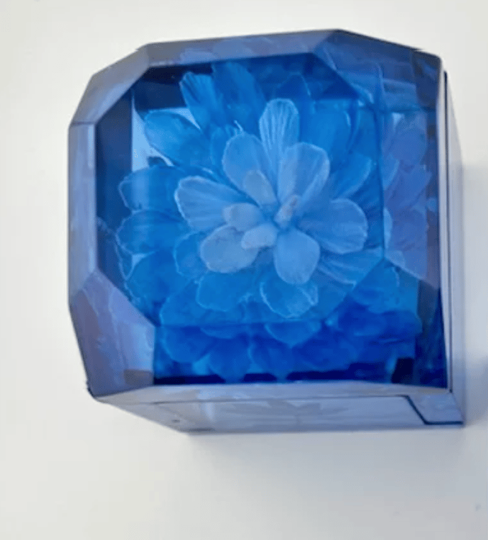 Image of Jumbo Mini Lucite Boxes (Blue Tones)