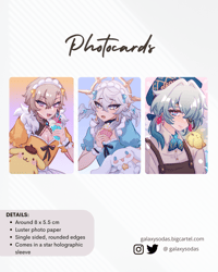 Image 1 of Photocards - Anaxa,  Robin,  Sunday,  Aventurine, Ratio, Till 