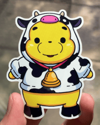 pooh says moo | vinyl sticker