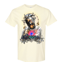 Image 1 of Custom Comfort Colors Tee Crewneck – “Ol’ Dirty Bastard Is My Spirit Guide” (Ivory)