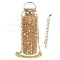 Image 1 of Perla Diamond Tumbler 17oz, 25oz, 32oz | Golden Rainbow 