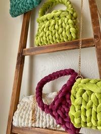 Image 2 of Chunky Knit Purse