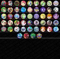 Image 2 of Kanto-Hoenn/Gen 1-3 Pinback Buttons