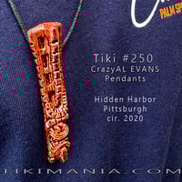 Image 1 of CrazyAL Tiki #250 - Crazy Lono Pendant - China Red Edt. of 20
