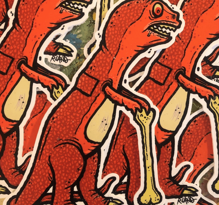 Duvalasaur Rex jumbo sticker!