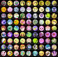 Image 1 of Shiny Kanto-Hoenn/Gen 1-3 Pinback Buttons