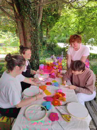 Image 1 of Atelier PUNCH NEEDLE : Crée ton bouquet de fleurs ou ta broche cœur !