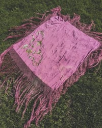 Image 3 of Passion flower piano shawl