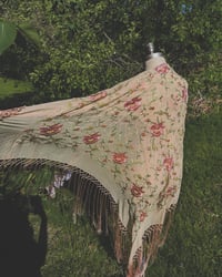Image 2 of Wild Rose piano shawl 