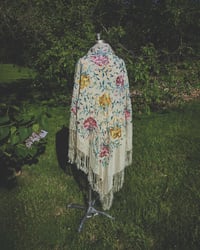 Image 1 of chrysanthemum piano shawl