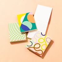 Image 2 of Poketo - Green Checker Notepad