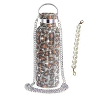 Image 1 of Perla Diamond Tumbler 17oz, 25oz, 32oz | Cheetah