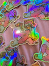 KITTY BLASTER holographic sticker (P*SSY'S NEW GROOVE VER.)