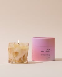Image 3 of Choice Blooms - Wavy Glass 7 ounce Candle