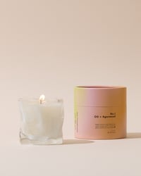 Image 1 of Choice Blooms - Wavy Glass 7 ounce Candle