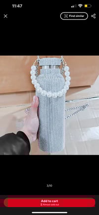 Image 3 of Perla Diamond Tumbler 17oz, 25oz, 32oz | Beach Jewels