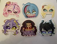 Image 2 of Vtuber Vinyl Stickers || PERSONAL FUNDRAISER || Ready To Ship