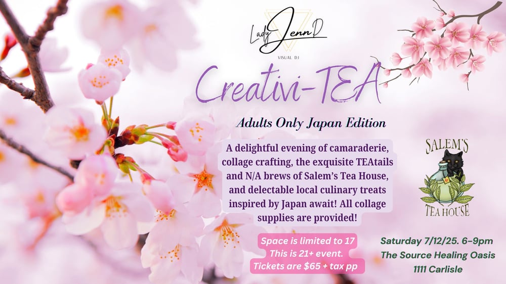 Image of LOCALS (and Adults) ONLY! - CreativiTEA - July 12th 2025 