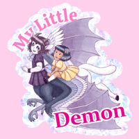 Image 2 of My Little Demon print and sticker