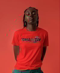 Image 1 of Trilogy456wear Red Bikelife Tee – Dice Logo