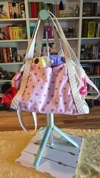 Image 1 of Surprise Florals - Oxford tote bag/ cross body bag 