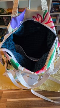 Image 4 of Surprise Florals - Oxford tote bag/ cross body bag 
