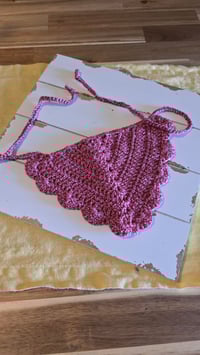 Image 1 of Summer picnic - crochet bandana