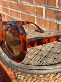 Image 2 of Large Tortoise & Black Sunglasses 