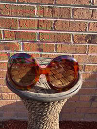 Image 1 of Large Tortoise & Black Sunglasses 