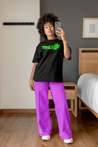 Image 5 of Trilogy456wear Black Bikelife Tee – Green Dice Logo