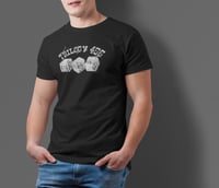 Image 3 of Trilogy456wear Black Tee – White Dice Logo