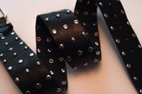 Image 3 of double studded belt