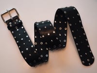 Image 2 of double studded belt