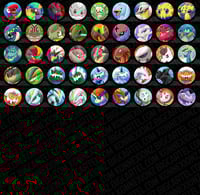 Image 2 of Sinnoh+Unova/Gen 4+5 Pokemon Pinback Buttons