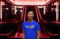 Image 3 of Trilogy456wear Royal Blue Bikelife Tee – Gold Logo