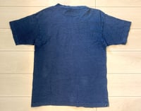Image 5 of 45 rpm indigo dyed t-shirt, made in Japan, size 4 (fits M)