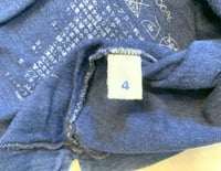 Image 7 of 45 rpm indigo dyed t-shirt, made in Japan, size 4 (fits M)