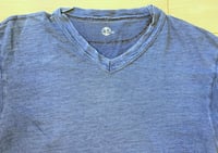 Image 2 of 45 rpm indigo dyed t-shirt, made in Japan, size 4 (fits M)