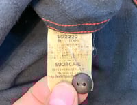 Image 7 of Sugar Cane Japan sashiko knit cotton shirt, size M 