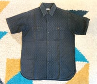 Image 1 of Sugar Cane Japan sashiko knit cotton shirt, size M 