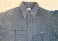 Image 2 of Sugar Cane Japan sashiko knit cotton shirt, size M 